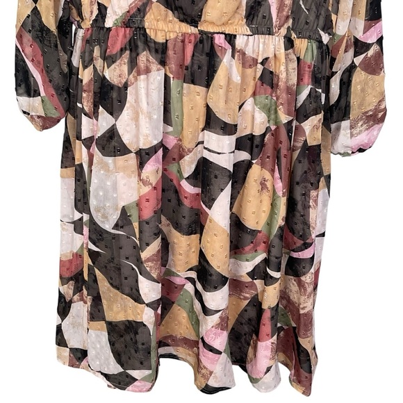 Torrid Mini Clip Dot Front Keyhole Dress Women’s Plus Size 2 - Picture 9 of 11